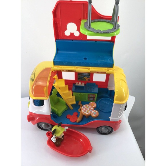 Disney RED BUS Accessories Boat Included Toy Vehicle Car - Picture 9 of 12
